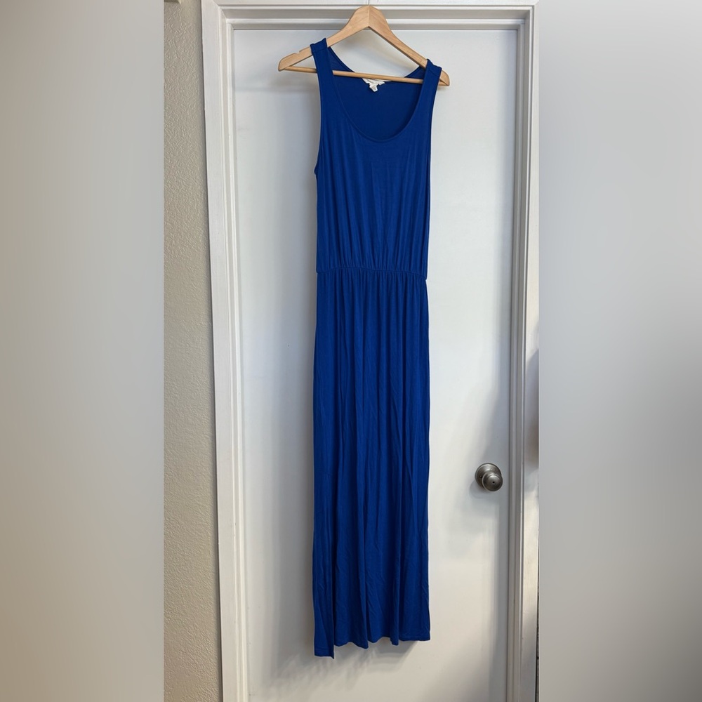 Caslon Blue Maxi Dress NWOT - Picture 2 of 5